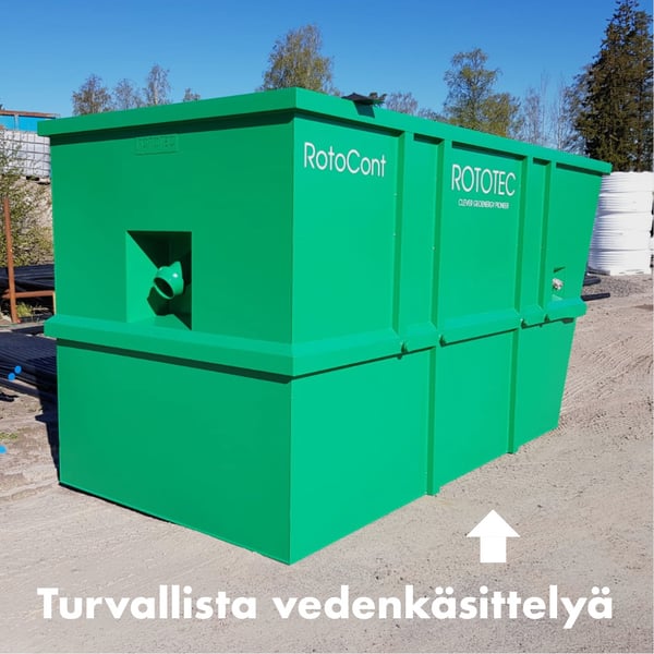 Vastuullisuus on kaiken tekemisemme keskiössä - uudet RotoCont separointikontit